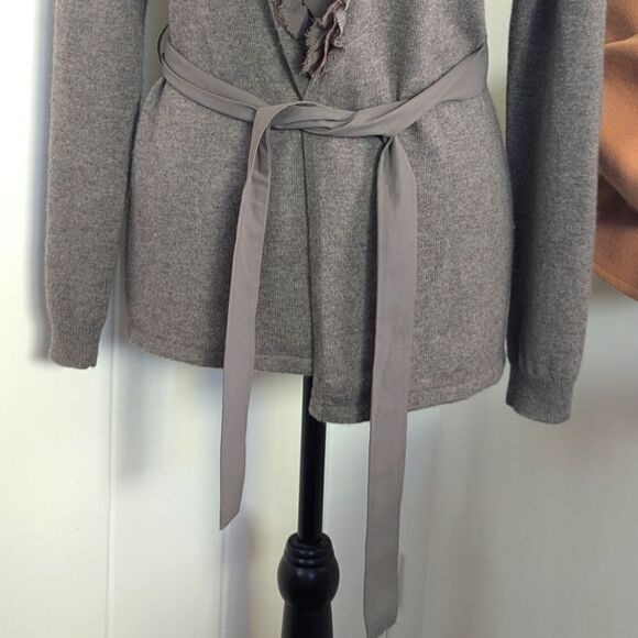 Peck & Peck Cashmere Wool Cardigan S Whimsigoth Witchy Old Money Countryside - Picture 4 of 8